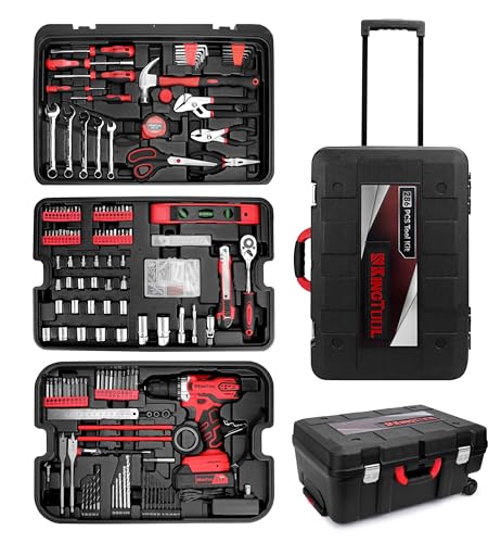 325 Piece Home Repair Tool Kit with Toolbox Storage Case k7
