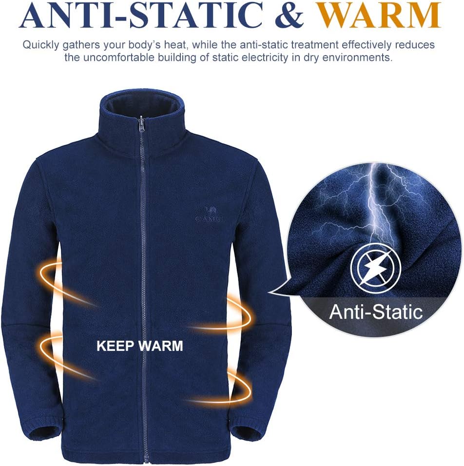 Men's 3 in 1 Waterproof Ski Jacket Hooded Winter Coat k7
