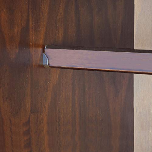 Solid Wood Armoire Wardrobe Closet with Shelves and Drawers k7