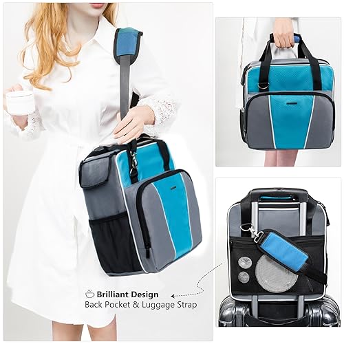 Coffee Maker Travel Bag with Shoulder Strap and Pockets a7