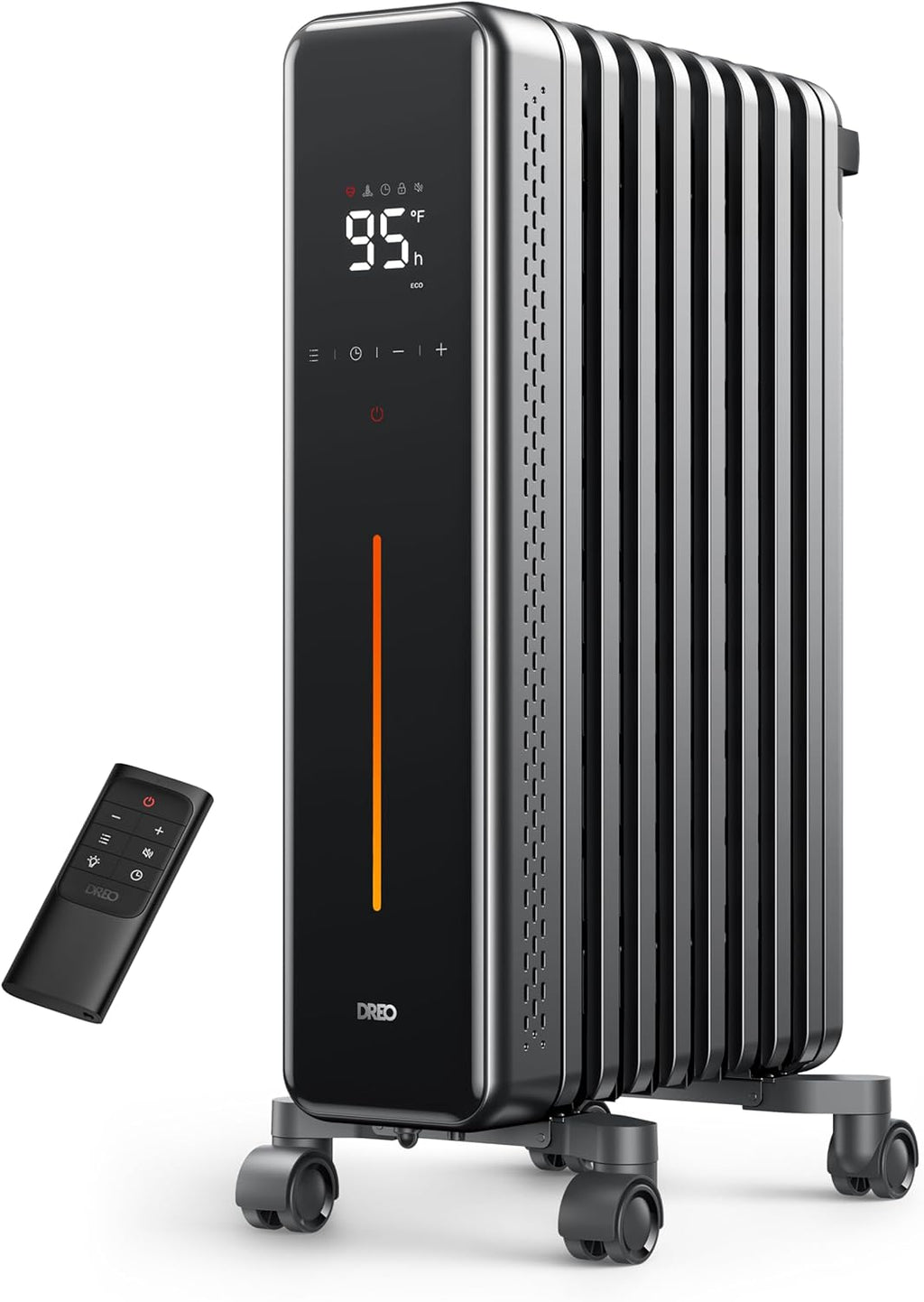 Dreo 1500W Radiator Heater with Remote Control and Dreo 1500W 70° Oscillating Space Heater with Remote Control, Electric Heaters for Indoor Use a7