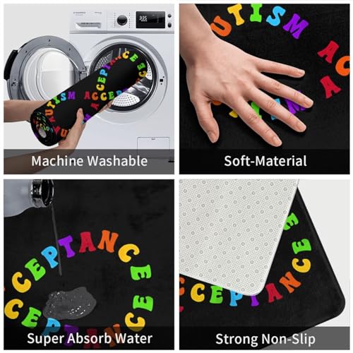 Neurodiversity Infinity Symbol Ultra Soft Area Rug Indoor Decor r7k