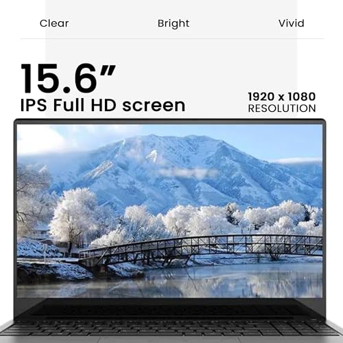 15.6" Laptop Intel Quad-Core 12GB RAM 1TB SSD Windows 11 Pro k7m