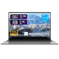 thunderb E156S 15.6" Laptop - Intel Quad-Core, 12GB RAM, 1TB SSD, Windows 11 Pro, Fingerprint, Backlit Keyboard, HDMI, Bluetooth, USB 3.0, HD Webcam, Superior Sound