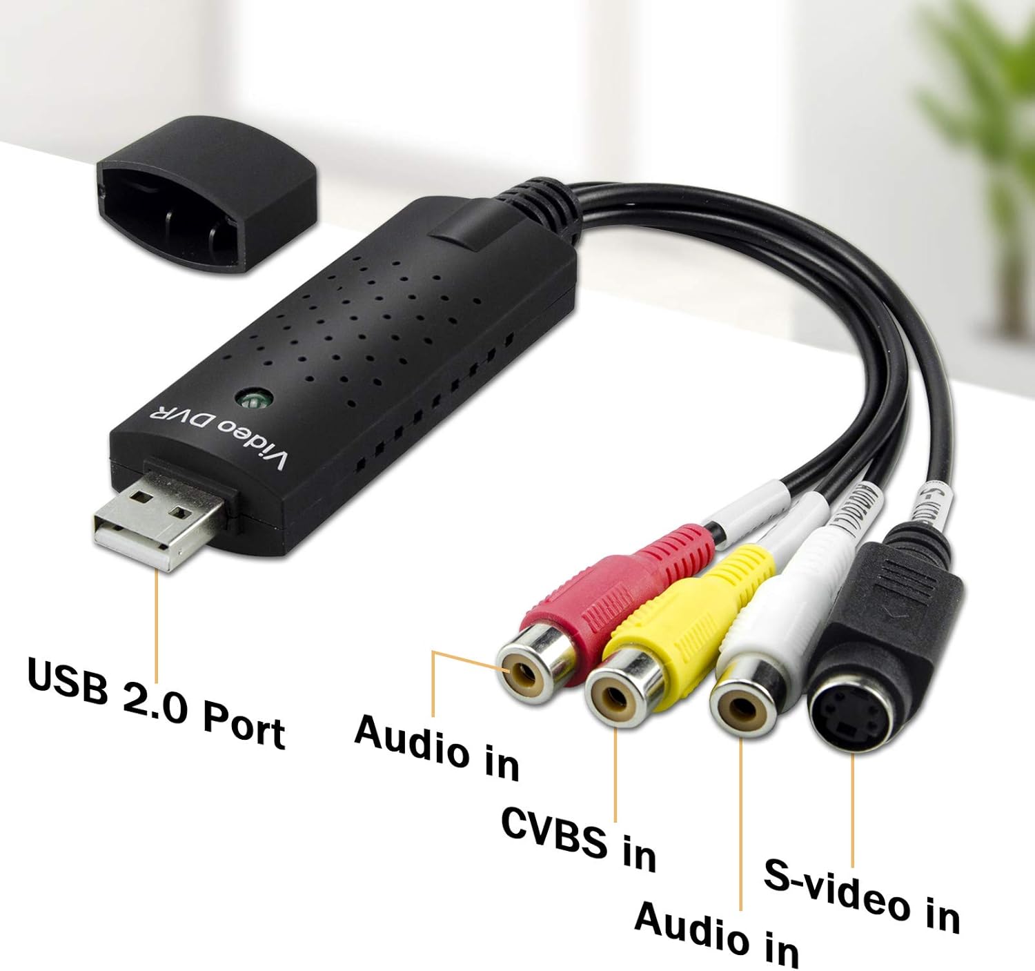 USB Video Capture Card Converter for VHS to Digital k7