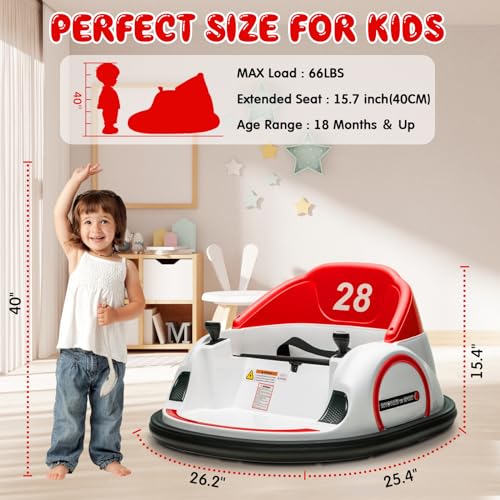 Kids Electric Bumper Car with Remote and Music Blue k7