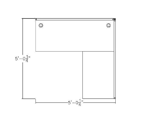 Office Divider L-Shaped Workstation with Storage White a7