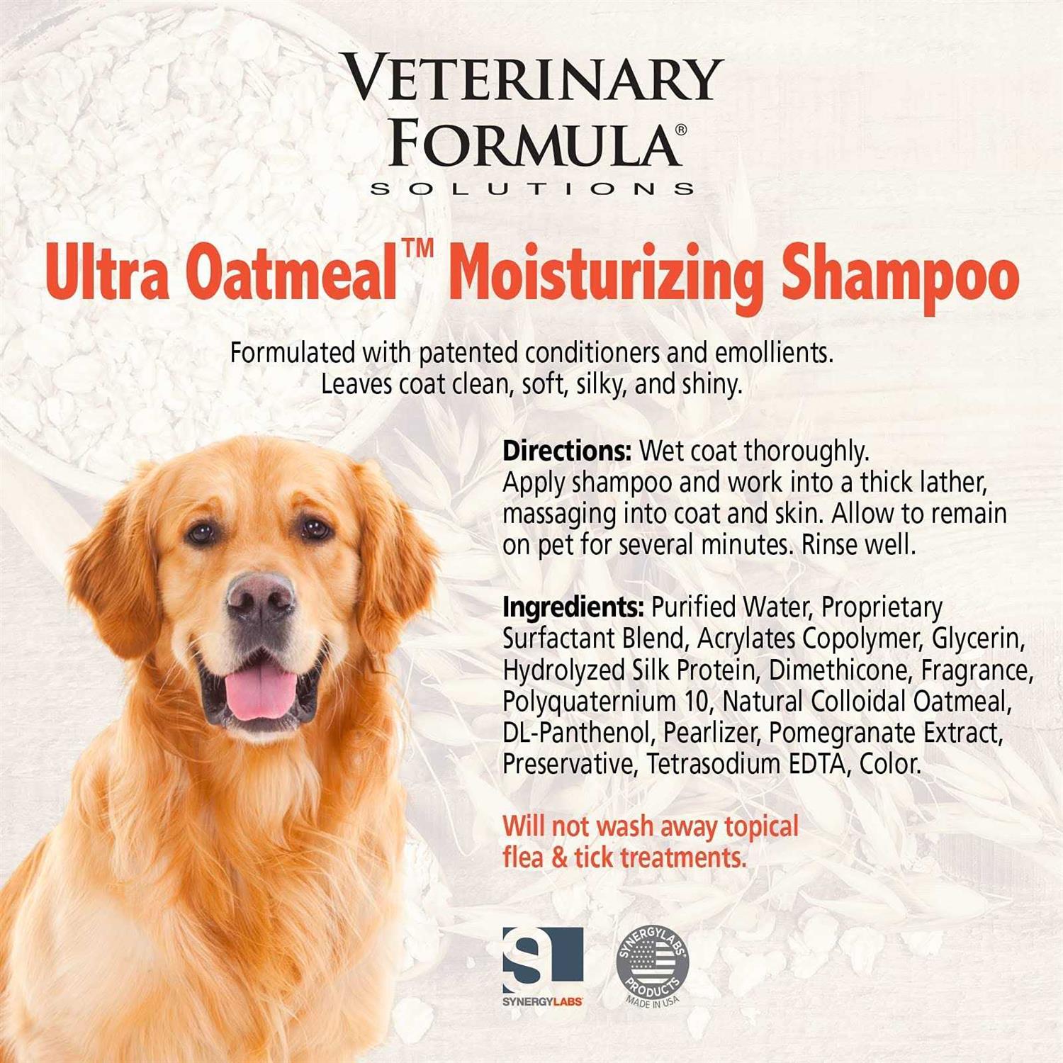 Oatmeal Moisturizing Shampoo for Pets k7m