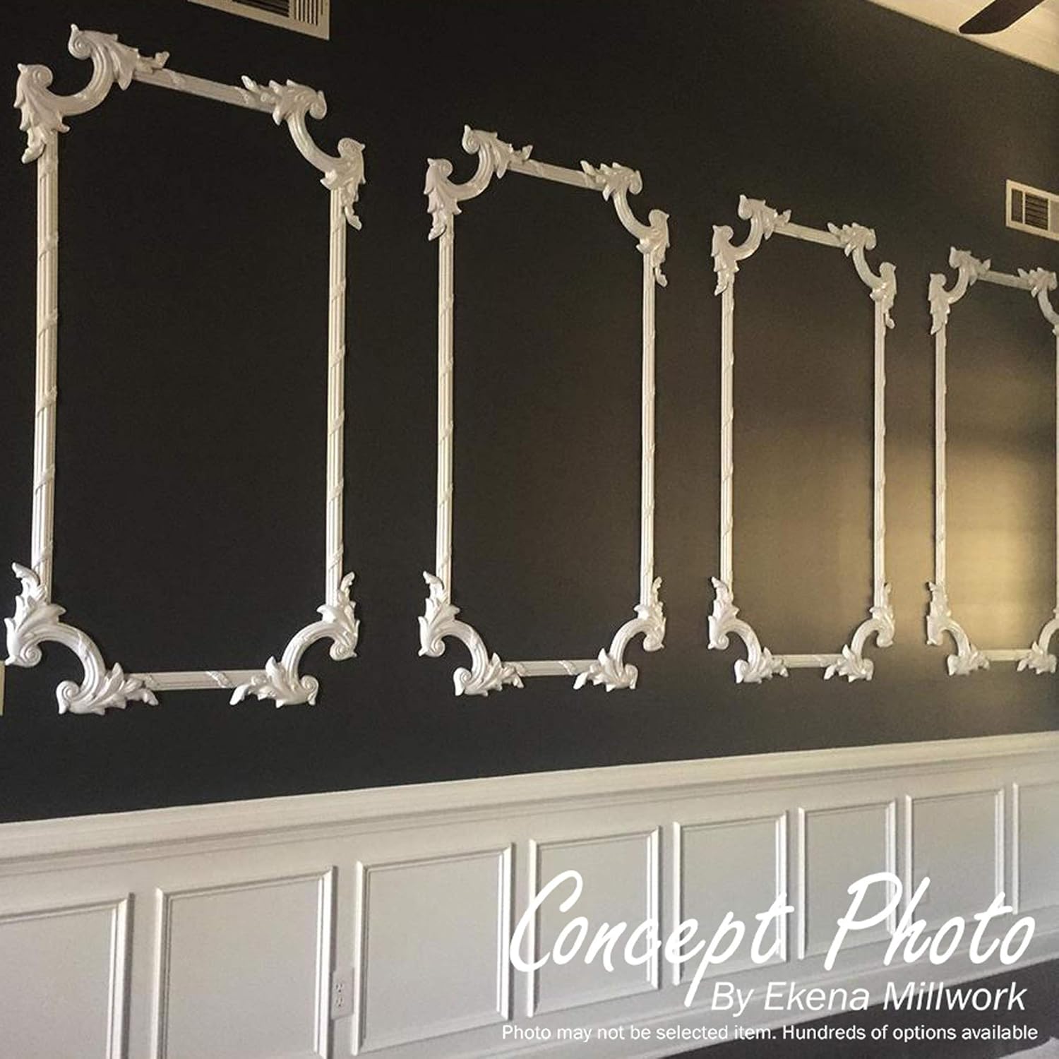 Chair Rail Molding 1.5in x 0.5in x 94.5in a7