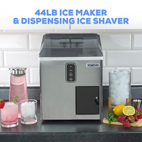 Electric Countertop Ice Maker Machine Portable Stainless Steel q7