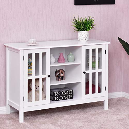 TV Stand Console Storage Cabinet Brown k7p