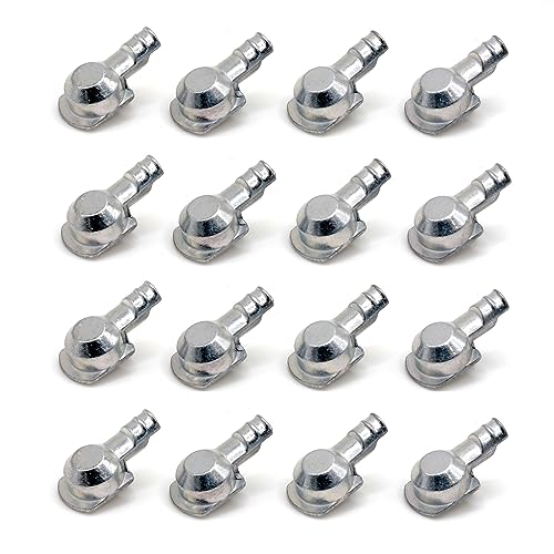 Shelf Support Pins for Bookshelf, Zinc Alloy, Pack of 16 k7