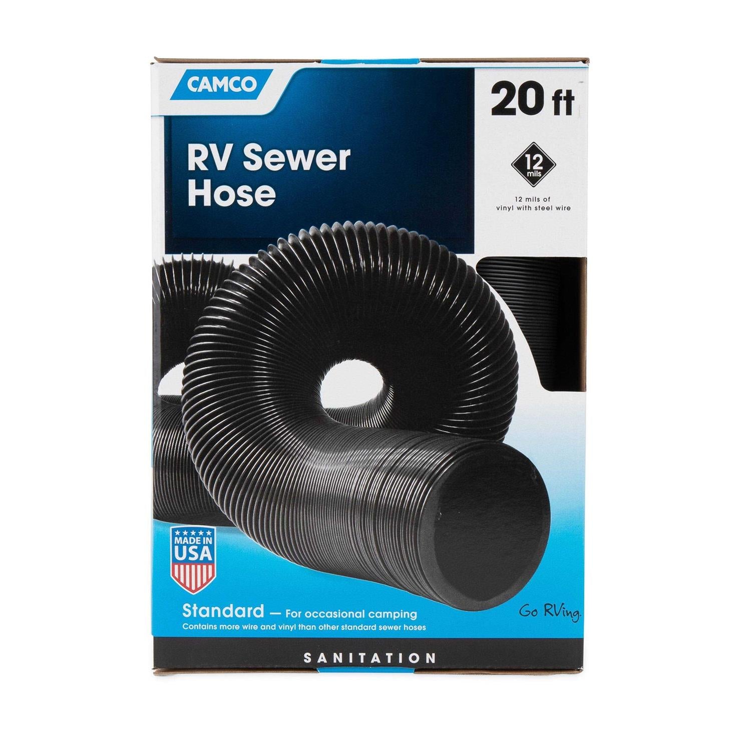 Camper RV 20-Foot Sewer Hose k7p