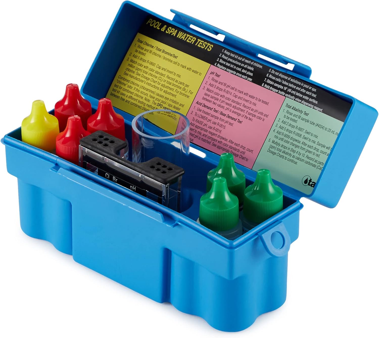 Pool Chlorine Bromine pH Test Kit a7