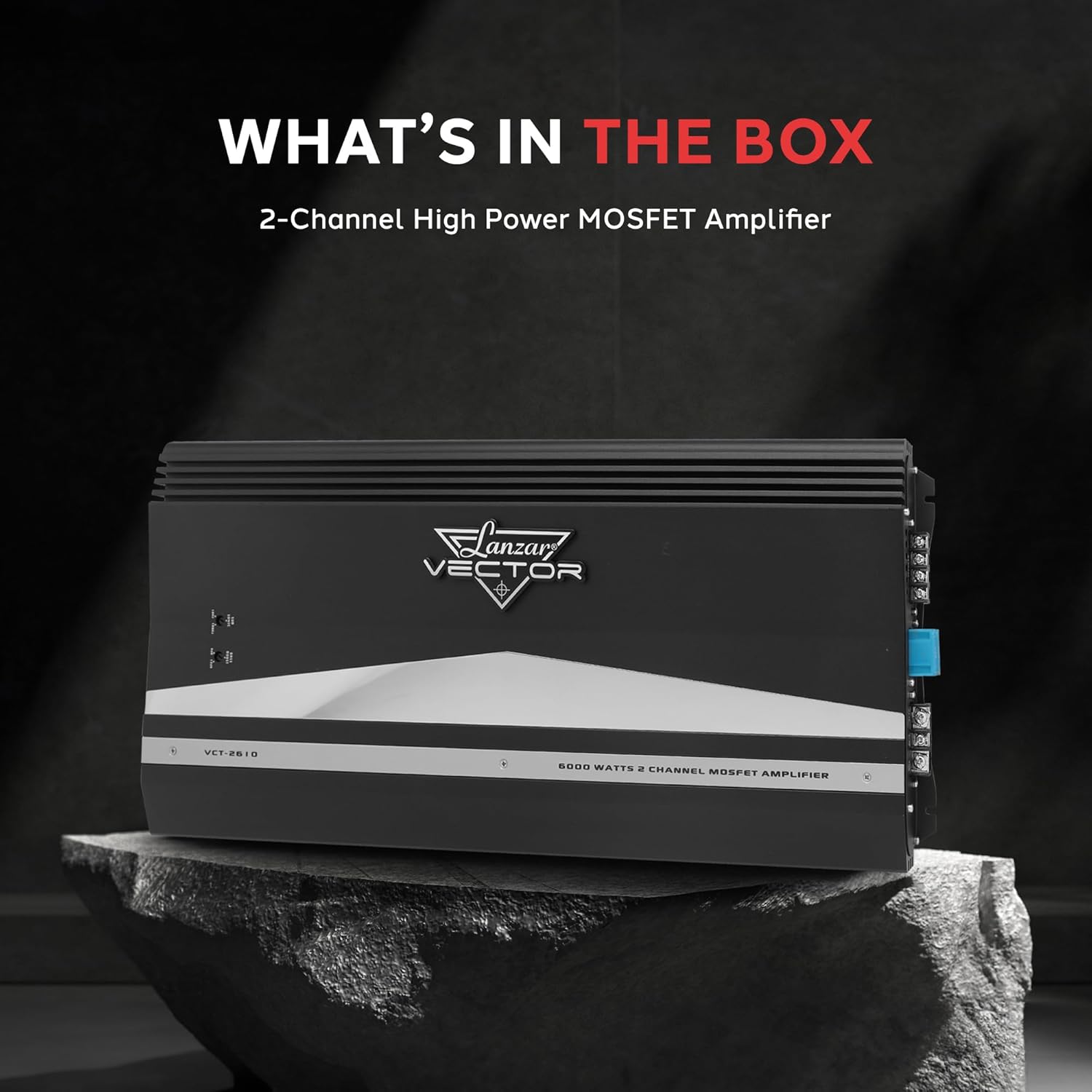 2-Channel Car MOSFET Amplifier 6000W Bridgeable Stereo a7