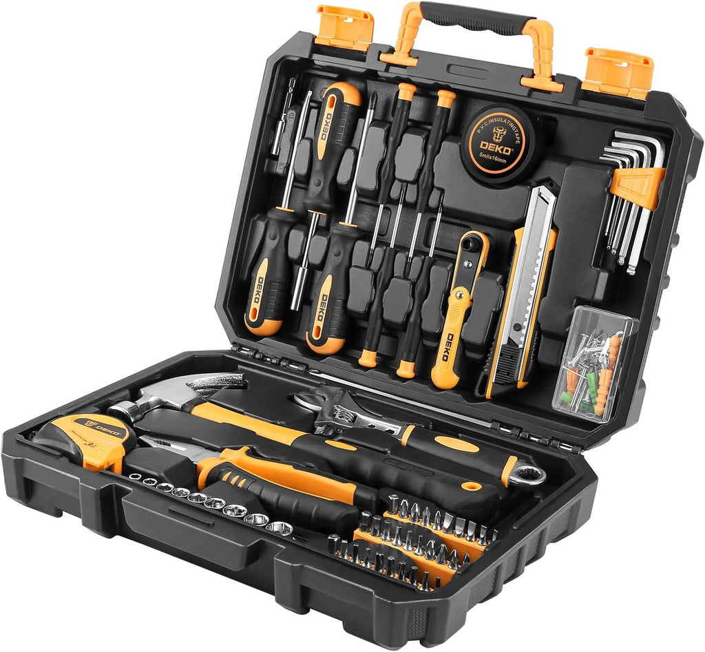 Tool Set with Plastic Tool Box Storage k7m