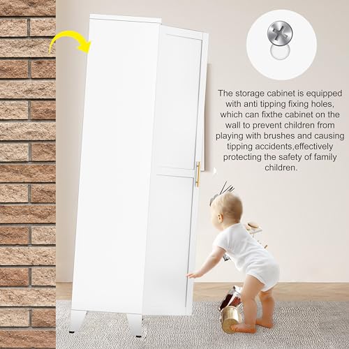 75.2" H Pantry Storage Cabinet with Adjustable Shelves k7p