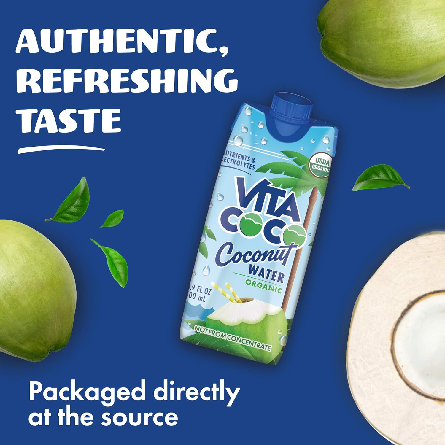 Coconut Water Pure Organic Natural Electrolytes 12 Pack A7