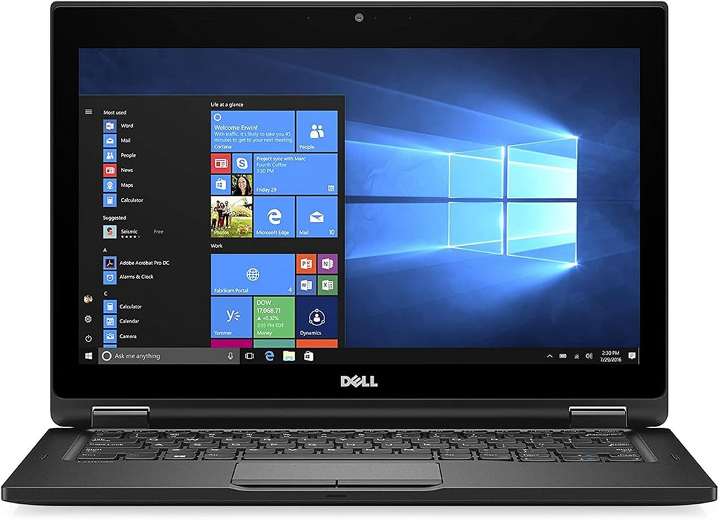 Dell Latitude 5289 12.5" FHD, Core i5-7300U 2.6GHz, SSD, 256GB Solid State Drive, Windows 10 Pro 64Bit, CAM, Touch (Renewed)