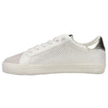 VINTAGE HAVANA Womens Kate Snake Lace Up Sneakers Shoes Casual - Gold, Grey, White