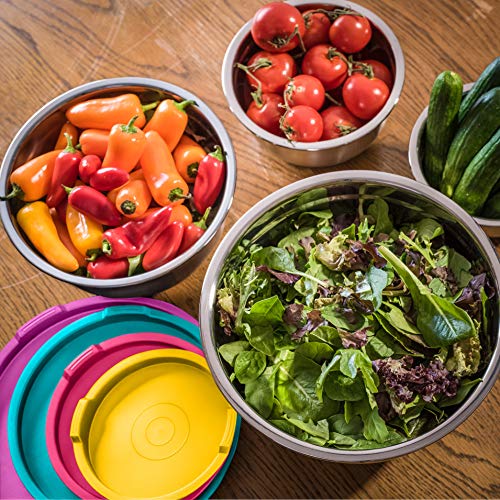 Stainless Steel Mixing Bowls with Lids 4-Piece Set k7