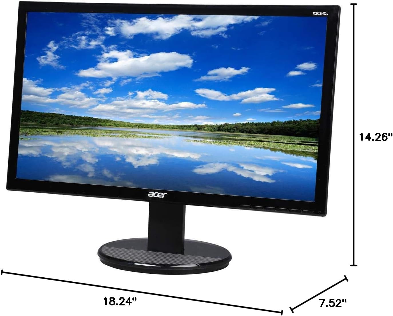 20" HD+ Monitor DVI VGA k7m