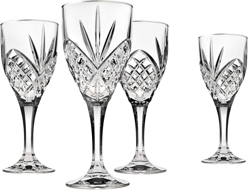 Wine Glasses Stemmed Goblets 9oz Set of 4 a7