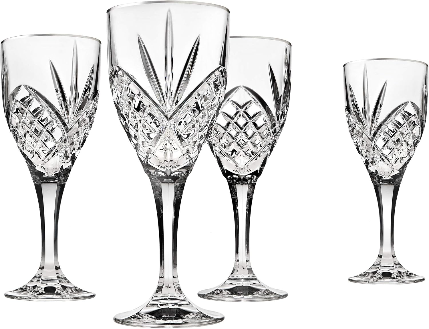 Wine Glasses Stemmed Goblets 9oz Set of 4 a7