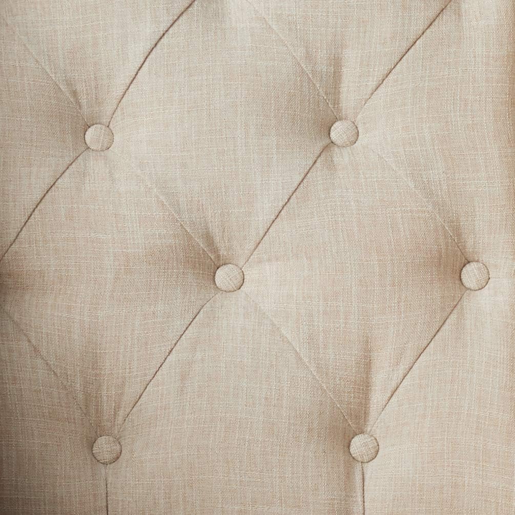 Arm Chairs with Button Tufting and Nailhead Trim Set of 2 k7m
