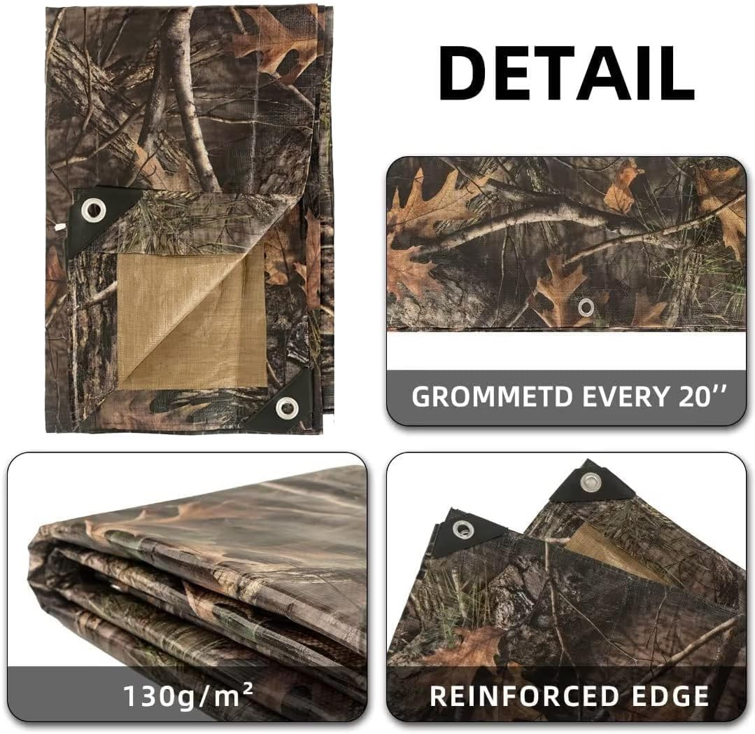 Waterproof Heavy Duty Tarp Multi Purpose Poly Cover k7