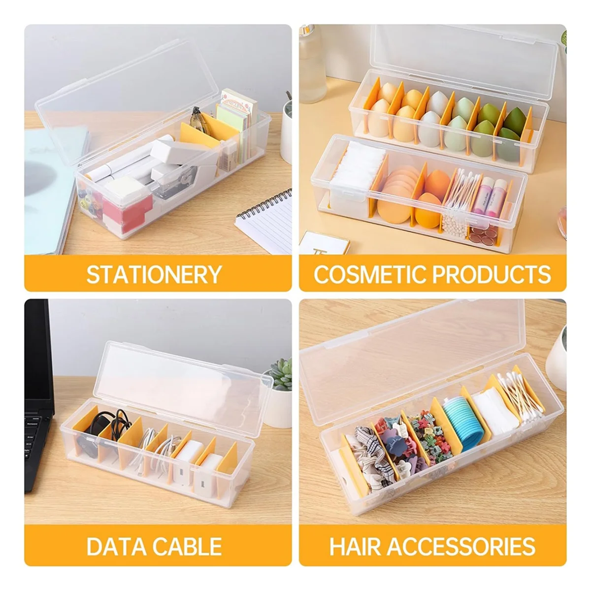 Cable Organizer Box with Lid a7
