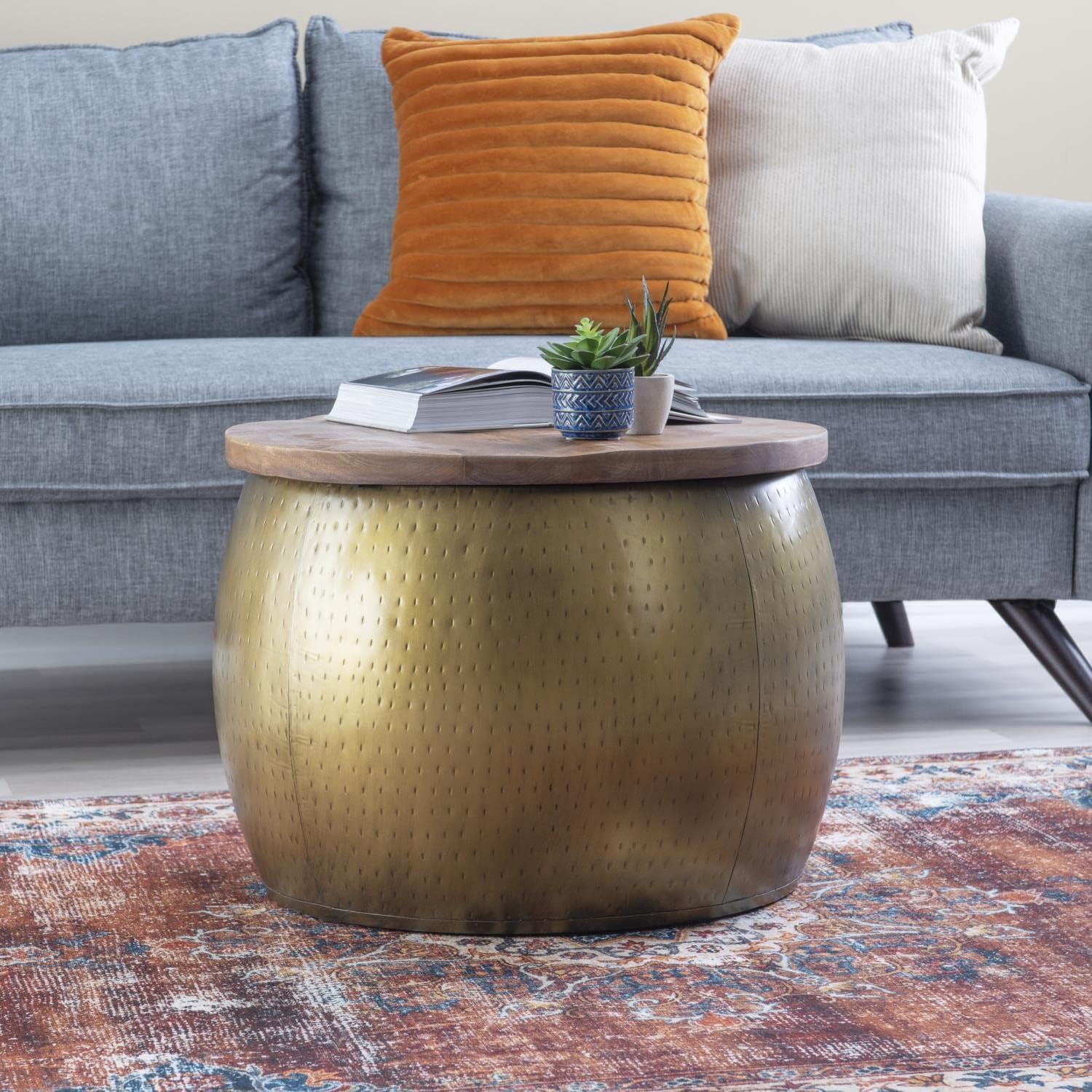 Gold Drum with Storage a7k