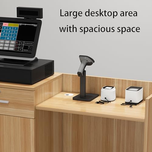 Reception Desk with Counter for Salon Lobby Office k7m