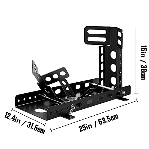 Motorcycle Front Tire Chock 3000 lbs for 14-22 Inch Wheels Steel Stand a7