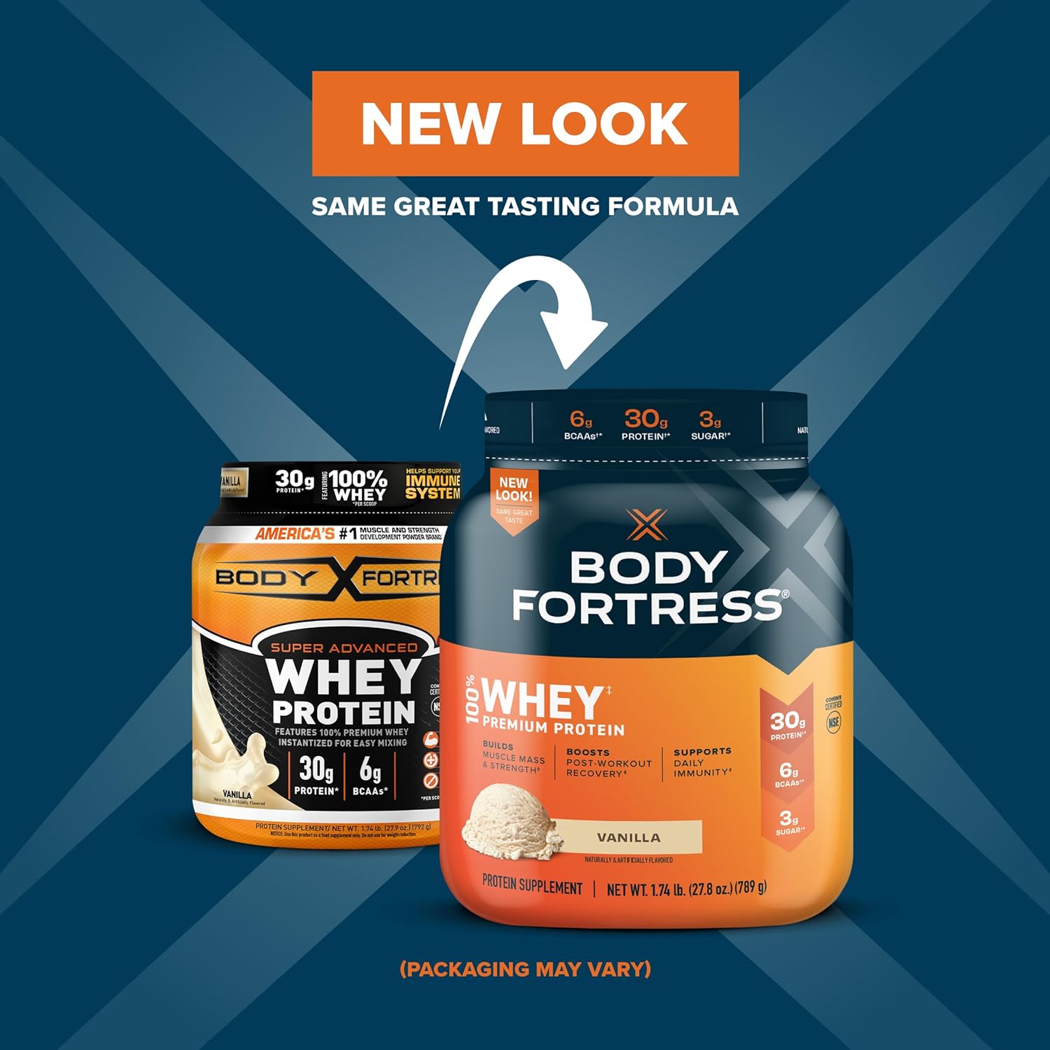 Whey Protein Vanilla 1.74lbs & 1.8lbs k7m