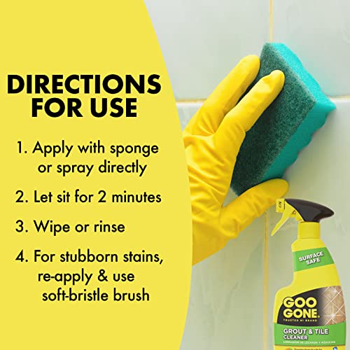 Grout & Tile Cleaner 28oz Removes Mold Soap Scum Hard Water Stains a7