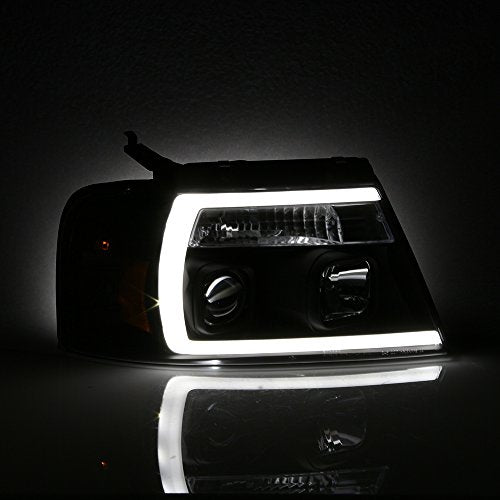 LED Projector Headlights Pair for Ford F150 Pickup 2004-2008 k7m