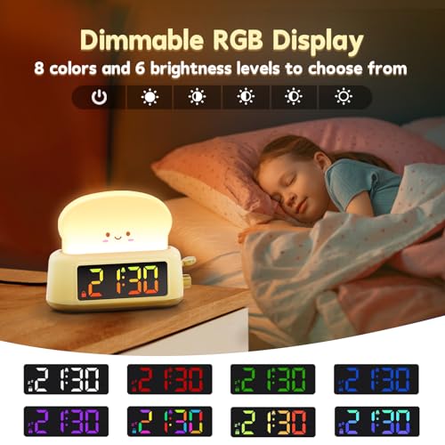 Kids Alarm Clock with Night Light and Timer k7p