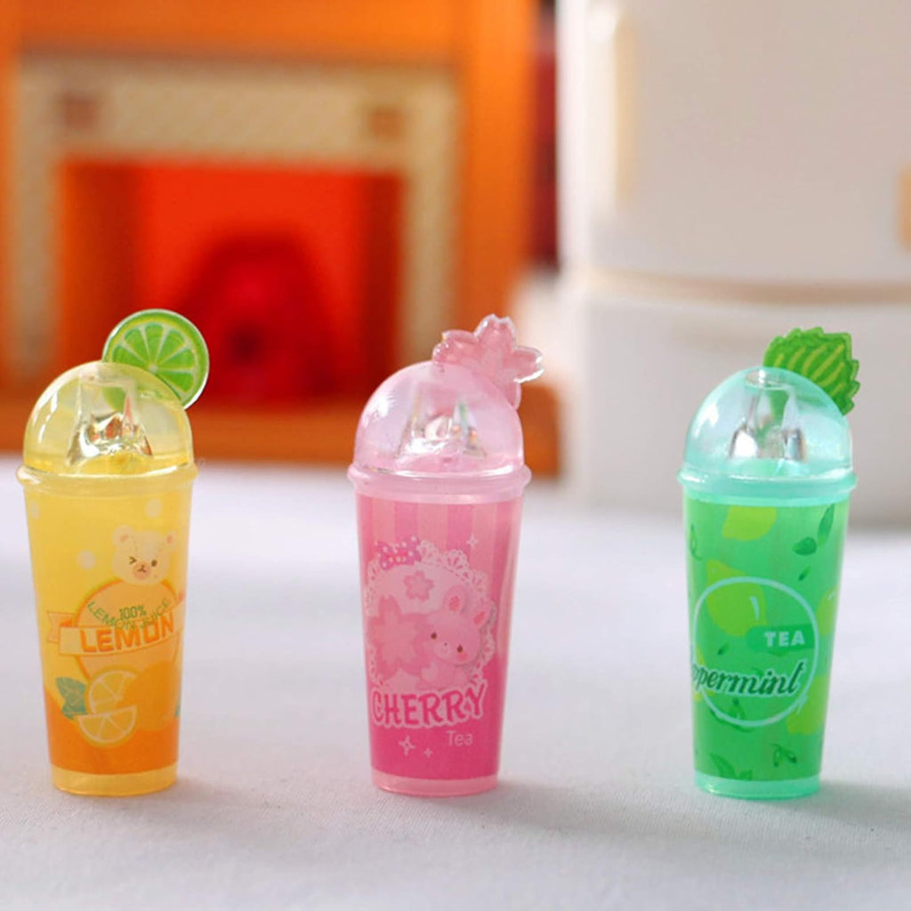 Miniature Doll House Fruit Slice Drink Accessories Toy k7m