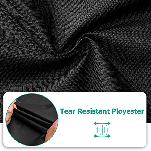 Grill Cover 55 Inch Heavy Duty Waterproof Outdoor Barbecue Black a7