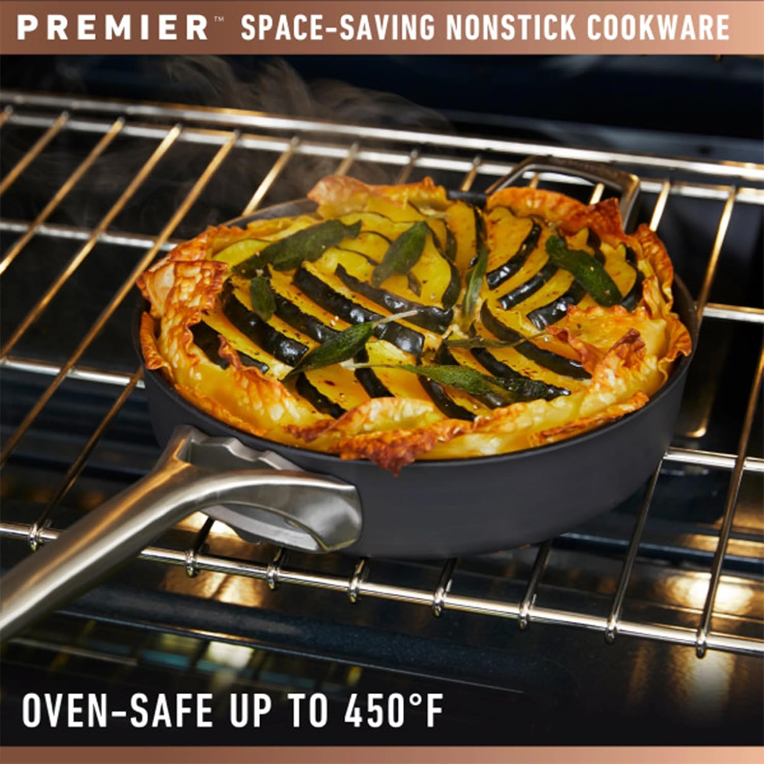 Hard Anodized Nonstick Pan with Lid 12 Inch a7