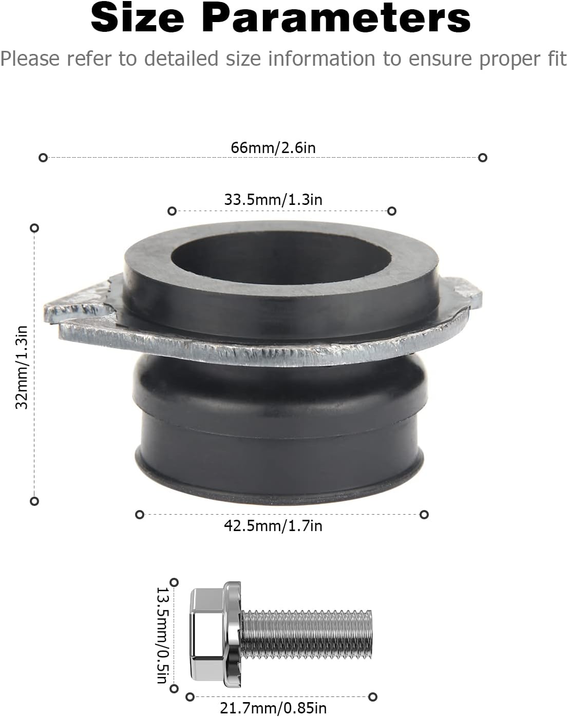 Garbage Disposal Flex Coupler Replacement Parts k7q
