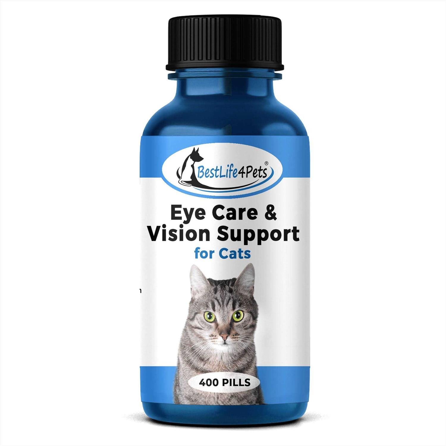 Bestlife4pets Eye Care and Vision Support for Cats Holistic Kitten Eye Infection Treatment Helps with Conjunctivitis, Swelling, Discharge and More - Pet Supplies online store