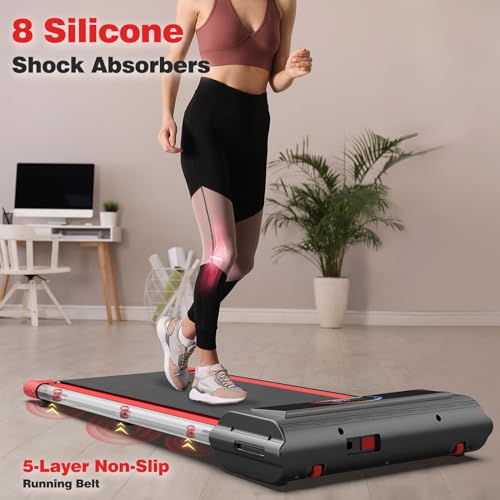 Walking Pad Treadmill for Home Office Compact 2 in 1 with Remote Control k7