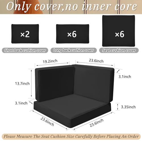 Outdoor Cushion Slipcovers Patio Furniture Covers Beige q7