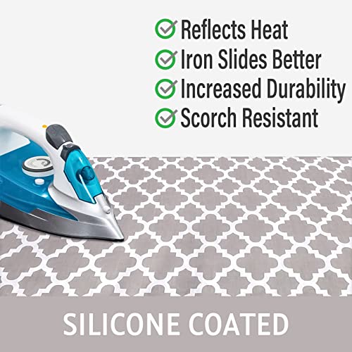 Ironing Board Cover and Pad Replacement 18x49 with Thick Padding a7k