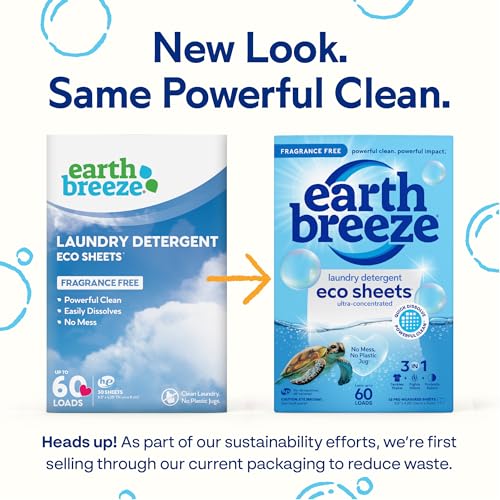 Laundry Detergent Sheets Fresh Scent 60 Loads Concentrated a7