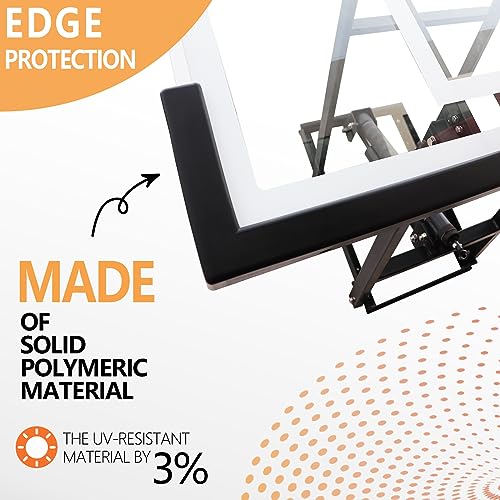 Basketball Hoop Wall Mounted Adjustable Height Tempered Glass Backboard Rim Net k7m