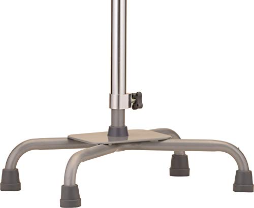 Quad Cane Large Base Offset Silver a7