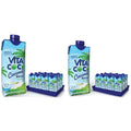 Vita Coco Coconut Water, Pure Organic | Refreshing Coconut Taste | Natural Electrolytes | Vital Nutrients (Pack of 12, 11.1 Oz and 16.9 Oz)